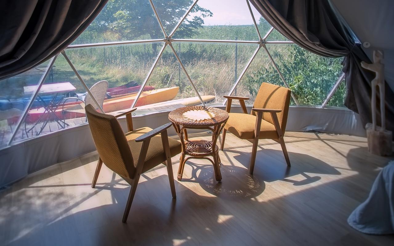 Hotel Glamping Podgrodzie Nowe Warpno Exterior foto