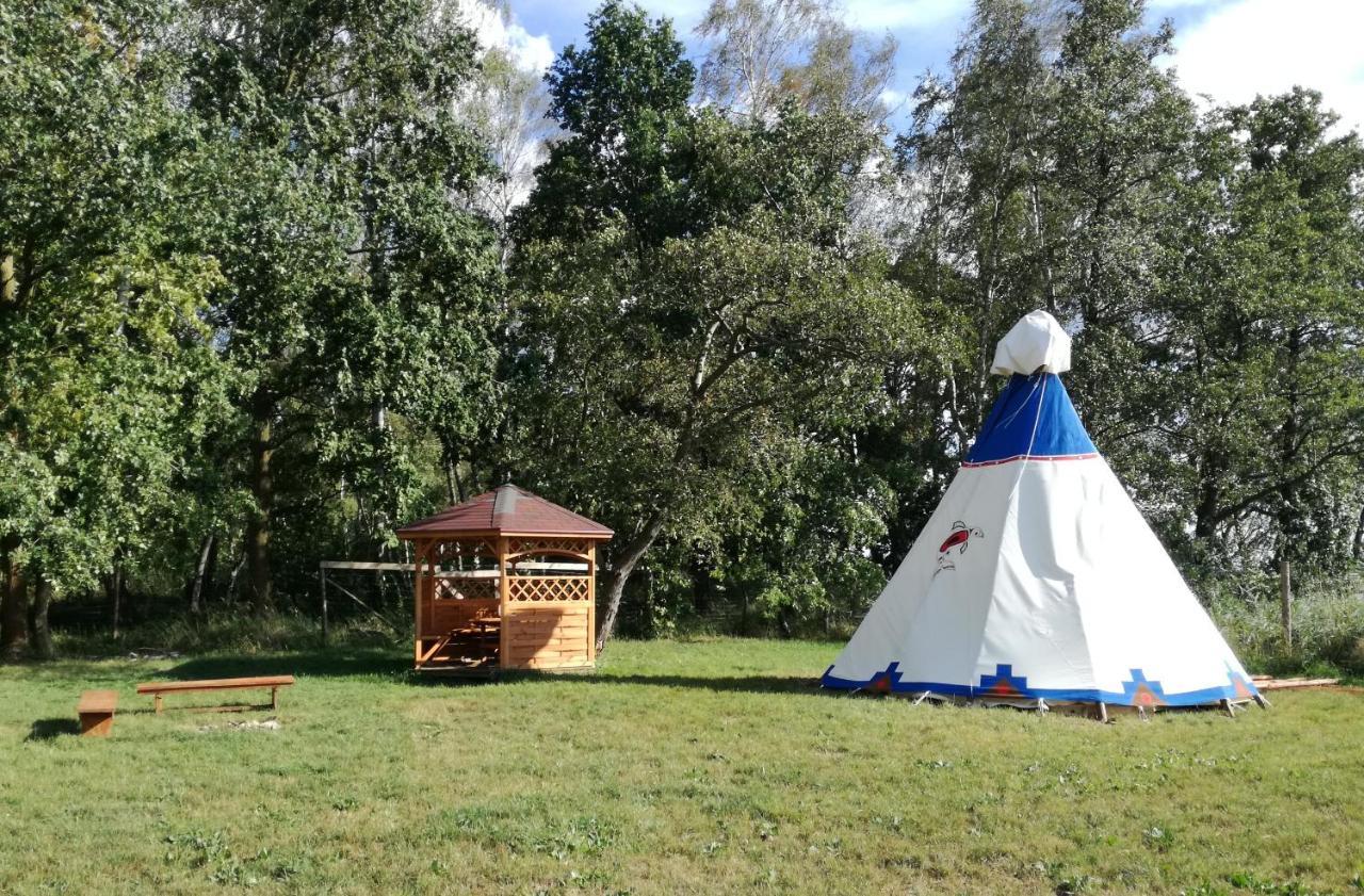 Hotel Glamping Podgrodzie Nowe Warpno Exterior foto