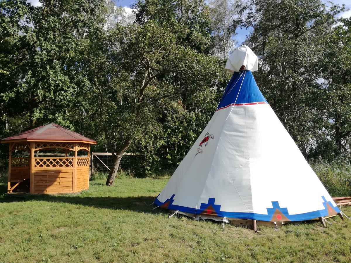 Hotel Glamping Podgrodzie Nowe Warpno Exterior foto