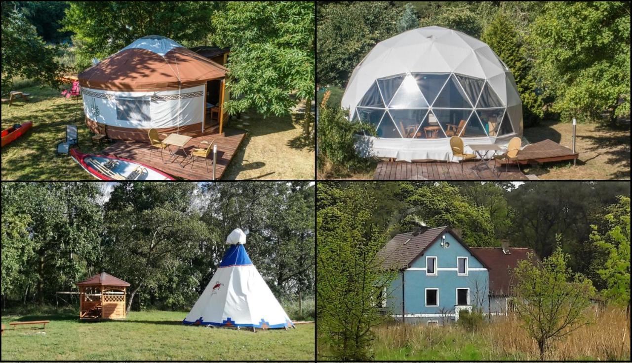 Hotel Glamping Podgrodzie Nowe Warpno Exterior foto